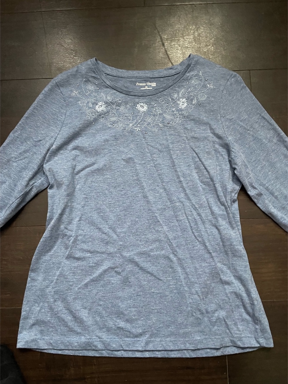 Studio Works Embellished Long Sleeve Top
